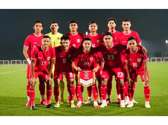 Grup Publik Indonesia U-23 versus UEA U-23: Rekreasi Laga Utama Piala Asia U-23 Melawan Qatar